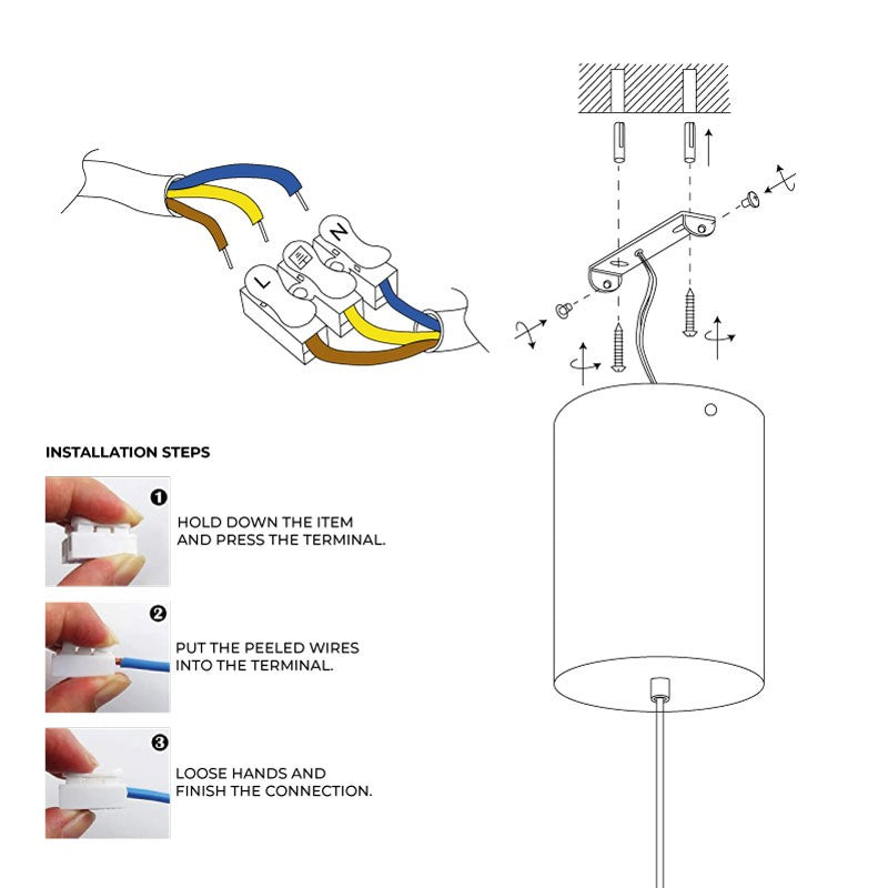 Lampara lineal colgante "ALTI" - 10W