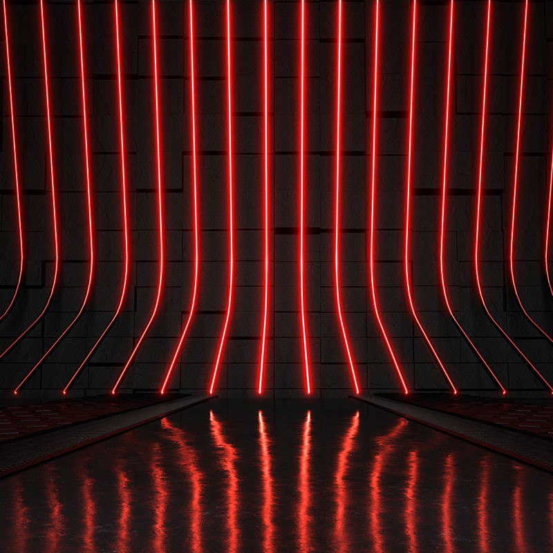Neón LED flexible RGB 24V DC- 12X12mm - 10 metros - Kit completo - 11W/m - IP67 - Curvatura vertical