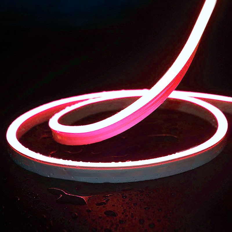 Neón LED flexible RGB 24V DC - 10X18mm - 10 metros - Kit completo - 11W/m - IP67 - Curvatura lateral