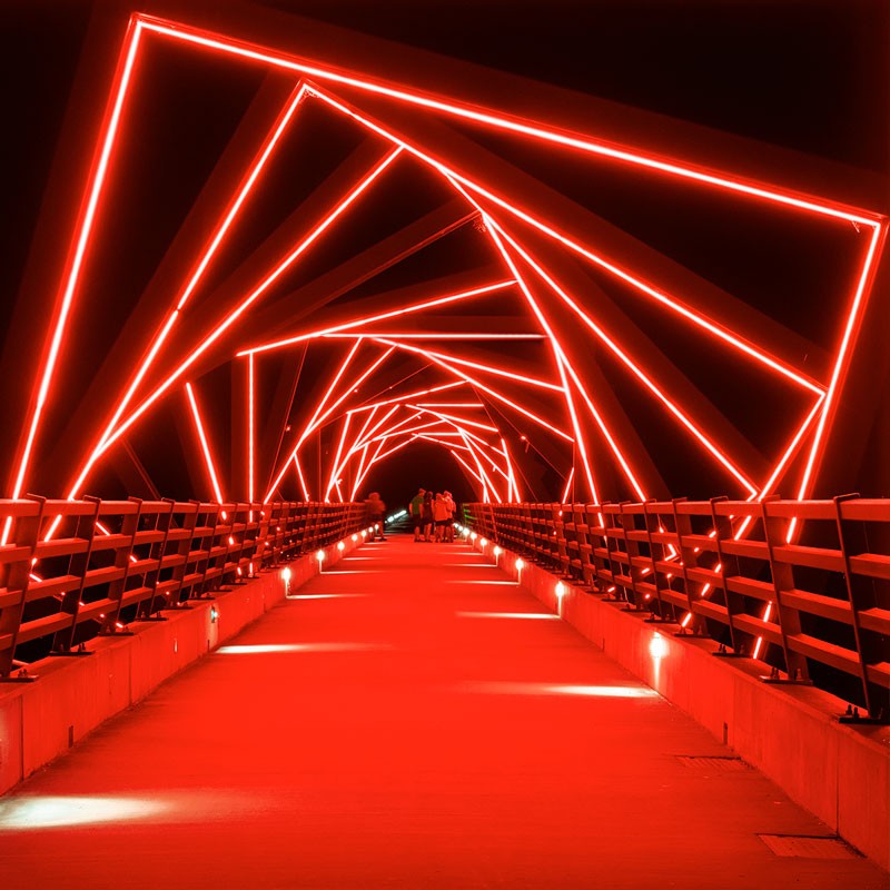 Neón LED flexible RGB 24V DC - 10X18mm - 10 metros - Kit completo - 11W/m - IP67 - Curvatura lateral