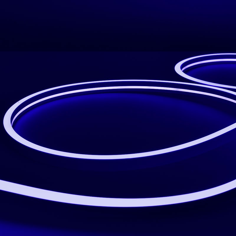 Neón LED flexible RGB 24V DC - 10X18mm - 10 metros - Kit completo - 11W/m - IP67 - Curvatura lateral