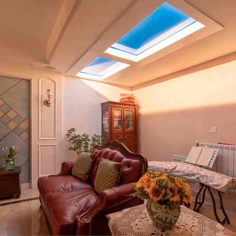 Panel LED "Blue Skylight" efecto cielo - Daylight - 95W - 120x30cm