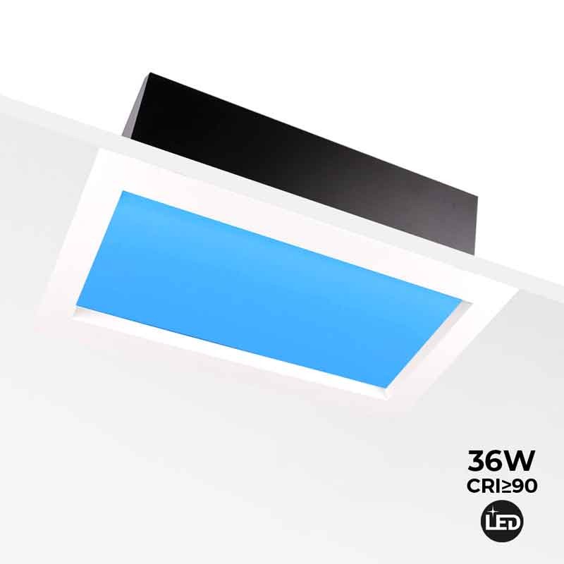 Panel "Blue Skylight" efecto cielo - Daylight - 48W - 60x30cm