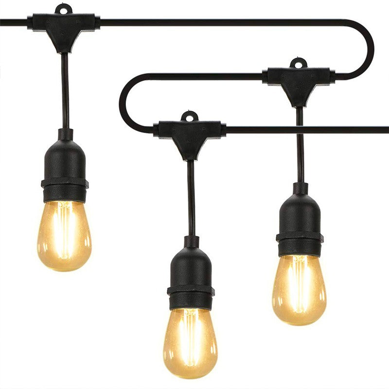 Guirnalda exterior conectable en serie - IP65 - 6,5 metros - 10 x E27