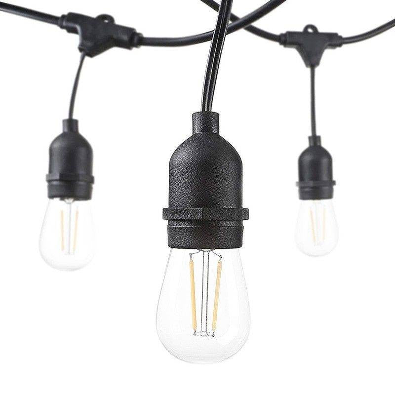 Guirnalda exterior conectable en serie - IP65 - 6,5 metros - 10 x E27