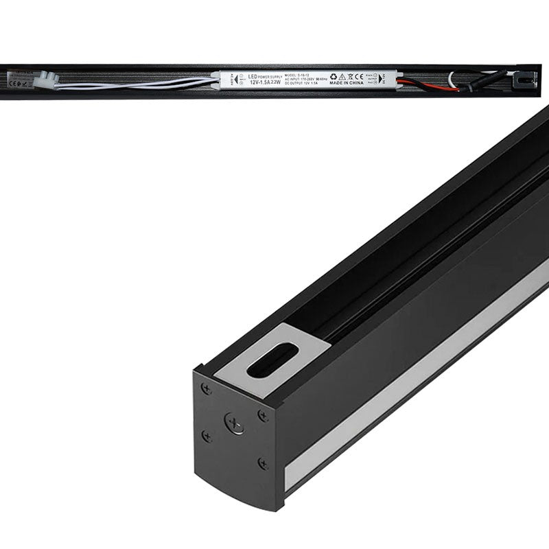 Aplique de pared lineal con LED integrado - 22W - 100cm - IP20