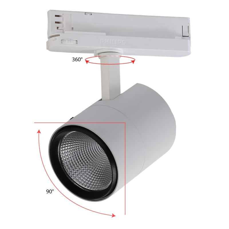 Foco LED para carril trifásico especial para carnicerías - Driver integrado Philips Xitanium- LED COB - 40W