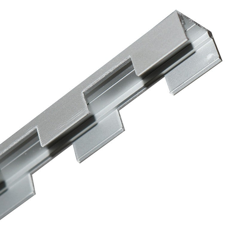 Perfil flexible de aluminio 16x10 mm para fundas de silicona - 2 metros