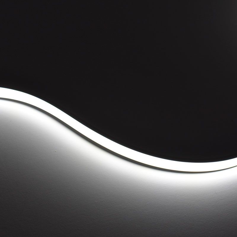 Neón LED flexible 24V DC - 5x11mm - 5 metros - Kit completo - 11W/m - 320ch/m - IP67 - Curvatura vertical