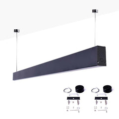 Carril magnético 48V + kit de suspensión - 2 metros