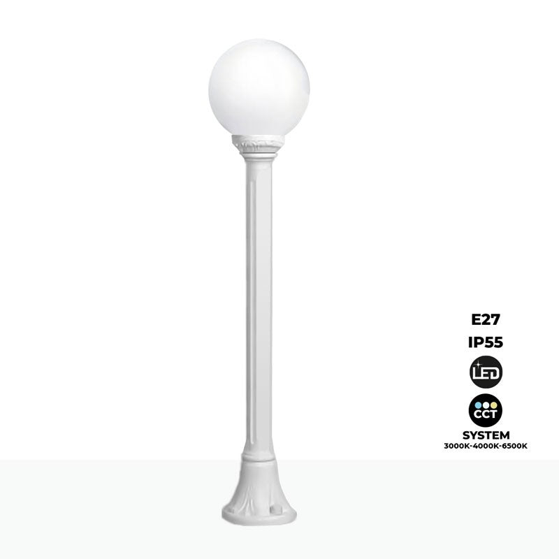 Farola exterior Fumagalli LED "GLOBO MIZAR/G250" 8.5W E27 - CCT