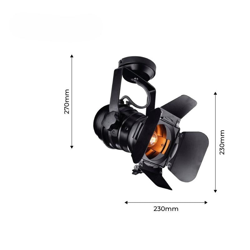 Lámpara de techo orientable "Cinema" - E27