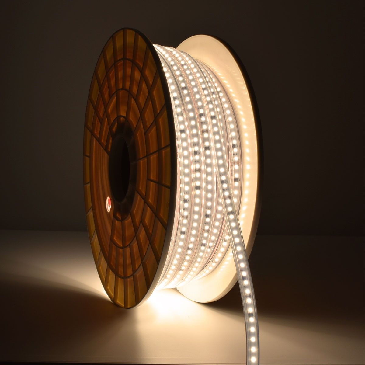 Tira LED 220V - 950W (6000xSMD2835) 12mm -  IP67 - Rollo 50 metros - Corte cada 10cm