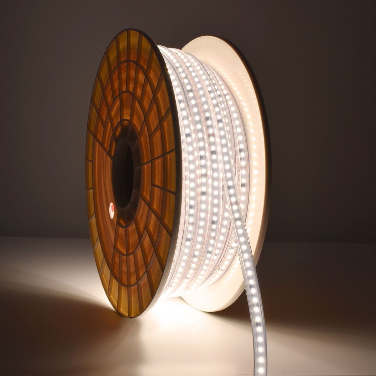 Tira LED 220V - 950W (6000xSMD2835) 12mm -  IP67 - Rollo 50 metros - Corte cada 10cm