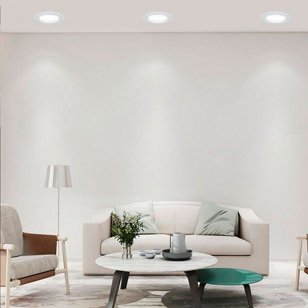 Downlight LED circular empotrable 20W - Corte Ø190mm