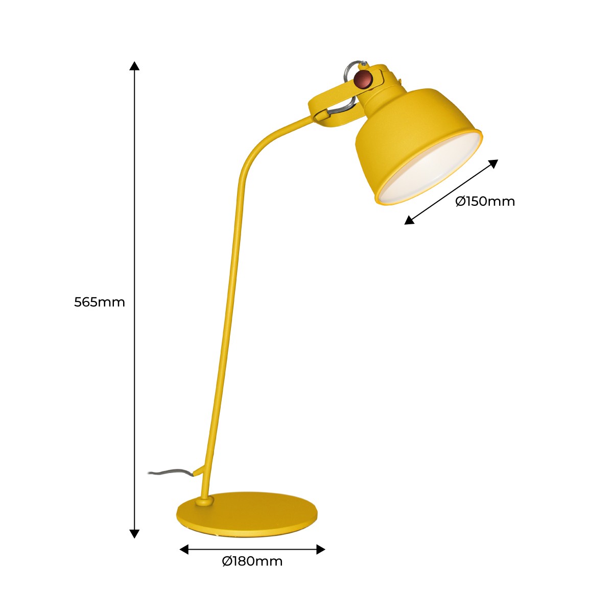 Lámpara de mesa nórdica "KUKKA"