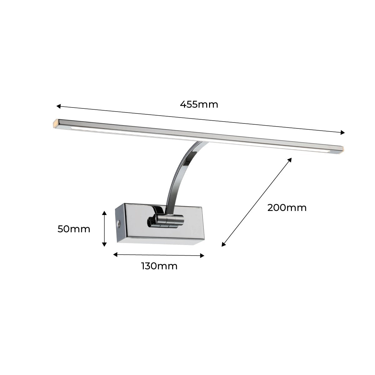 Aplique para cuadros LED "Babylon" - 8W - 45 cm