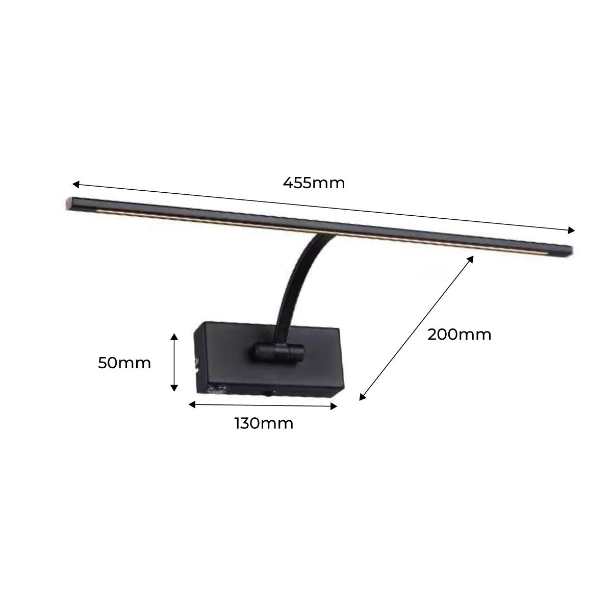 Aplique para cuadros LED "Babylon" - 8W - 45 cm