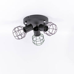 Lámpara de techo orientable jaula "AZOR-3" E14