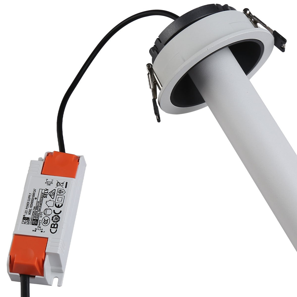 Foco LED empotrable orientable "ALAI" - Zoom - 200mm - 2800K - LED COB - chip Cree - 7W