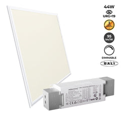 Panel LED empotrable 60X60cm - DALI regulable - 44W - UGR19 - IP40