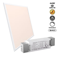 Panel LED empotrable 60X60cm - DALI regulable - 44W - UGR19 - IP40