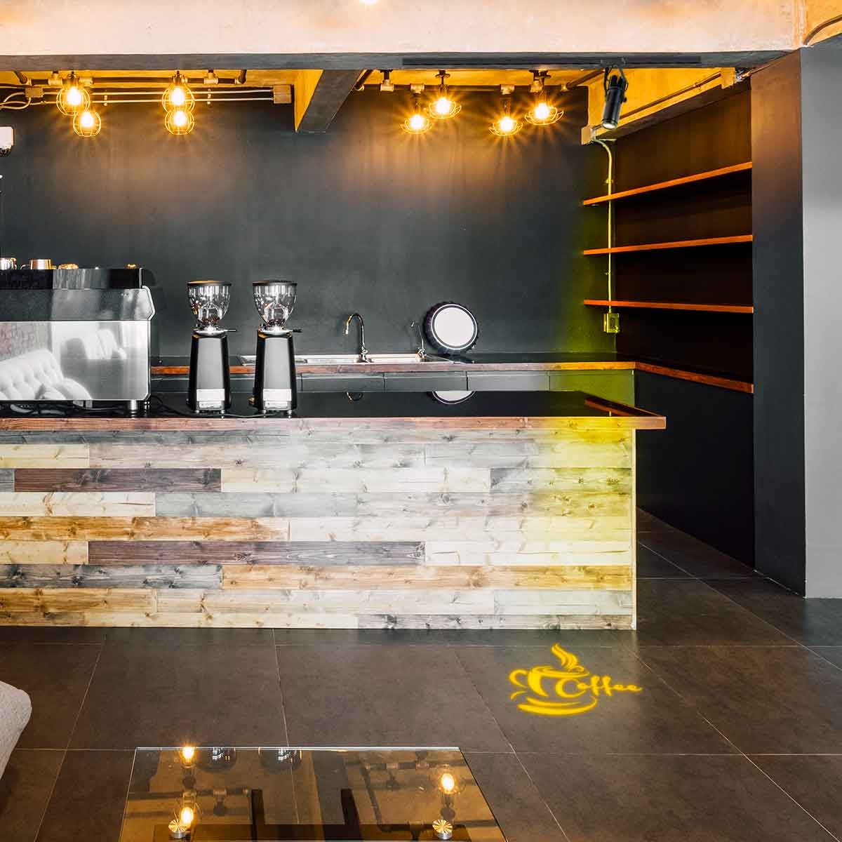 Proyector de logos LED GOBO para carril trifásico interior - 20W - Óptica 20° - IP20
