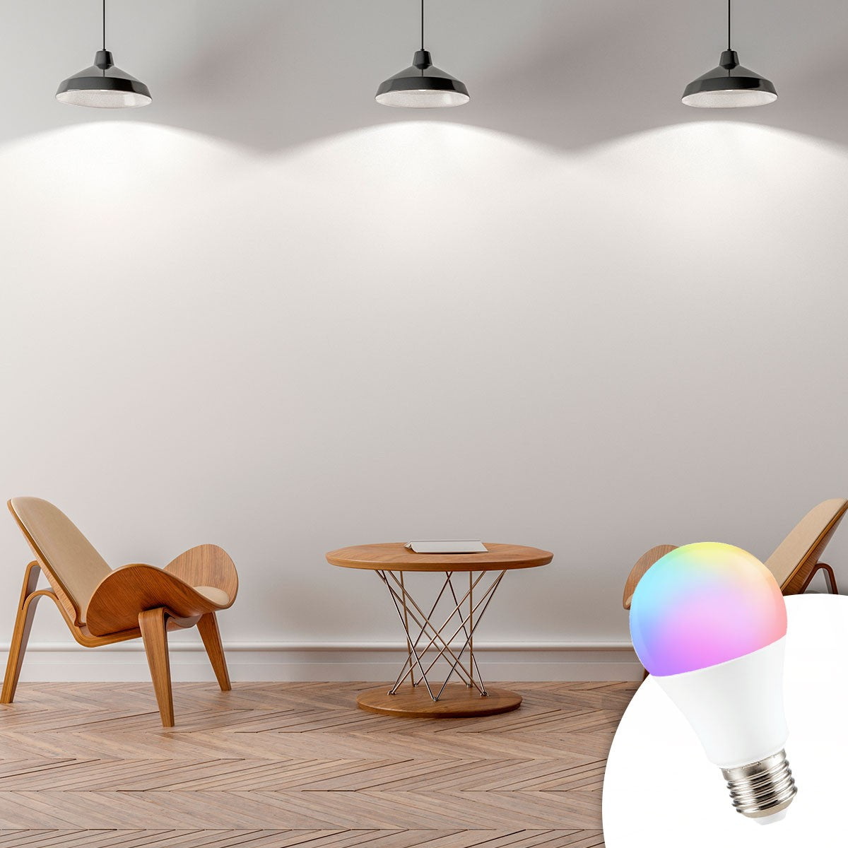 Bombilla inteligente Smart WIFI RGBWW E27 9W