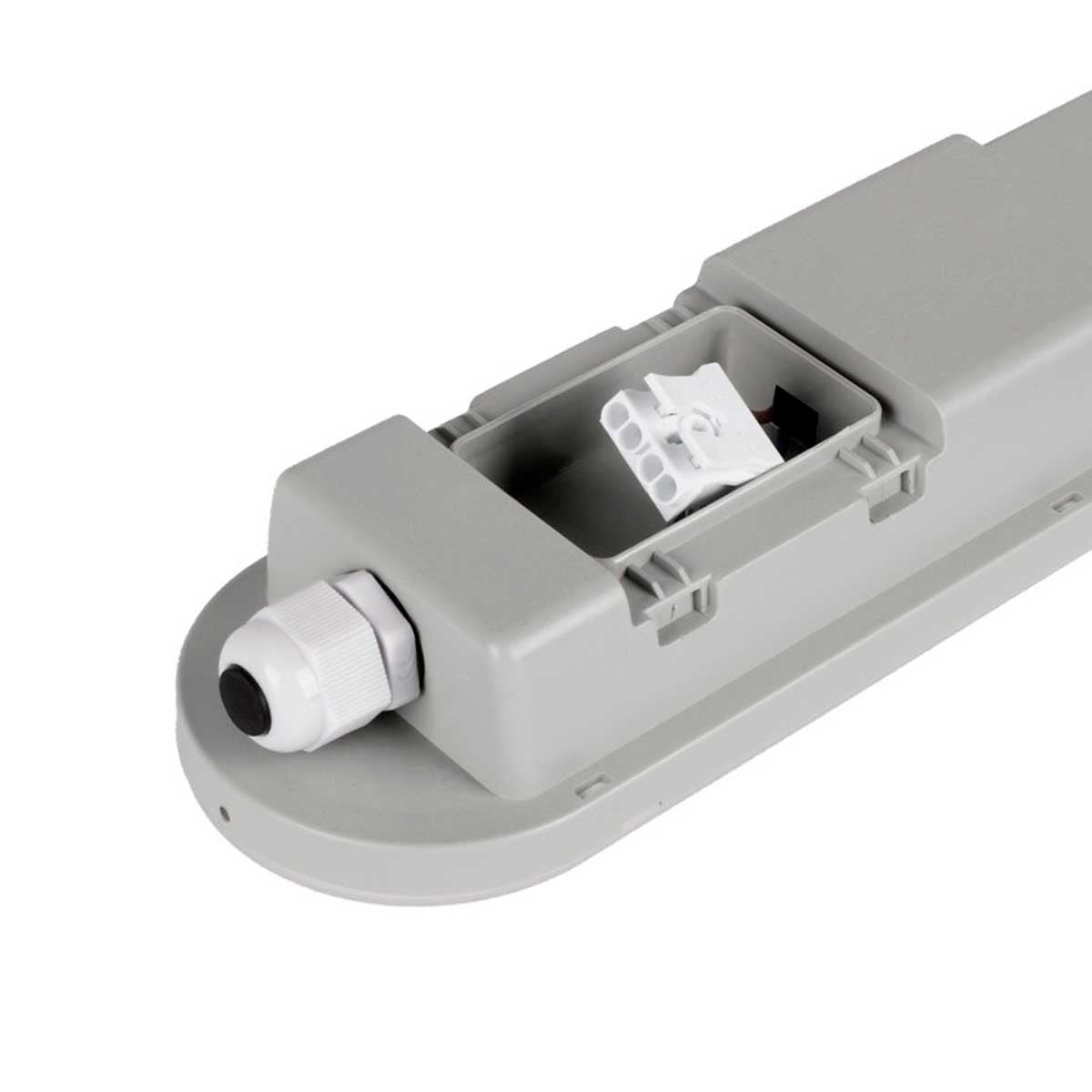 Pantalla estanca LED lineal enlazable 9W - 60cm - IP65 - 4000K