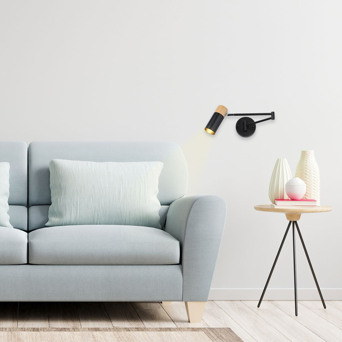 Aplique de pared nórdico extensible "LOGAN" - E27 G45