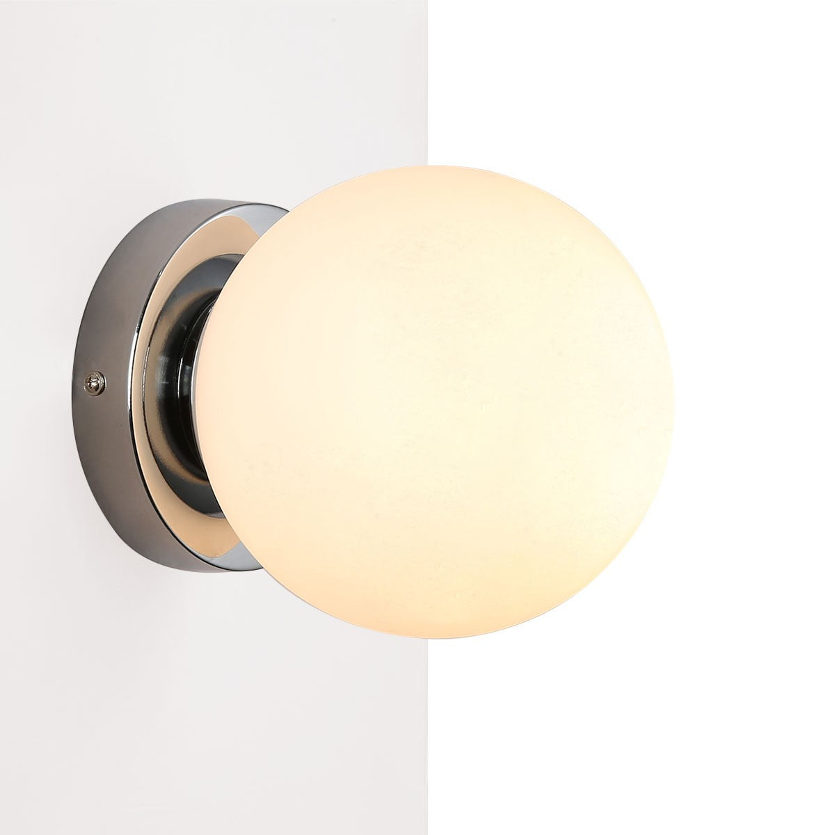 Aplique de pared bola cristal "AVA" - E27 - IP44
