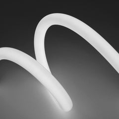 Neón LED flexible circular - 24V DC - Instalación sobre superficie - Ø20mm - 5 metros - 13W/m - Kit completo -  IP67