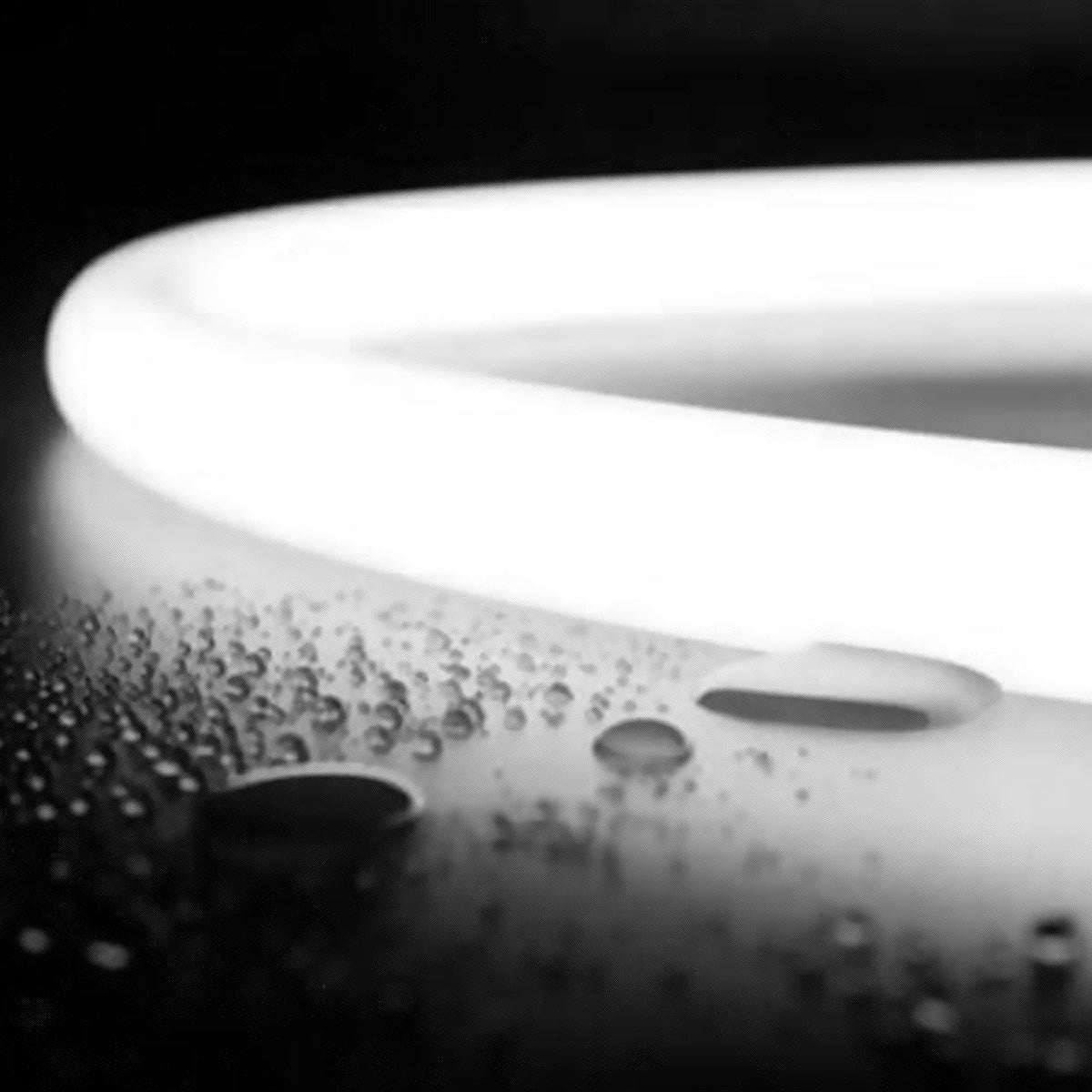 Neón LED flexible circular - 24V DC - Instalación sobre superficie - Ø20mm - 5 metros - 13W/m - Kit completo -  IP67