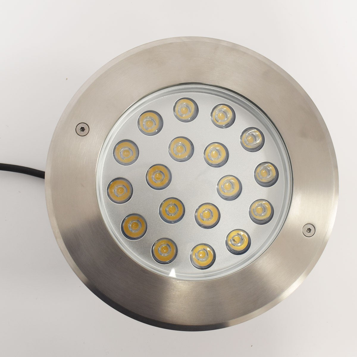 Baliza LED empotrable en suelo 18W - Blanco cálido - Ø21cm - IP67 - 220v