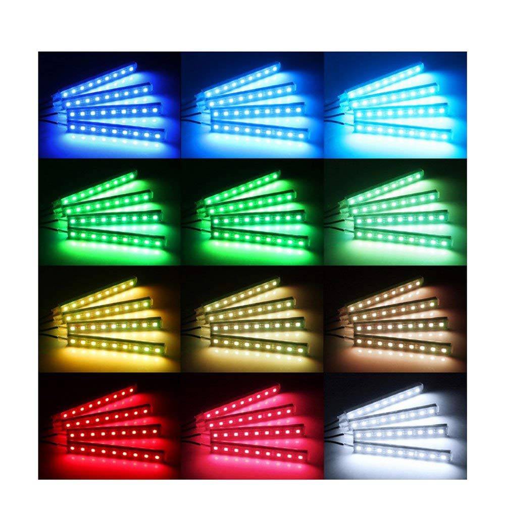Kit para automóvil LED RGB 12V - Control desde el móvil por bluetooth / WIFI