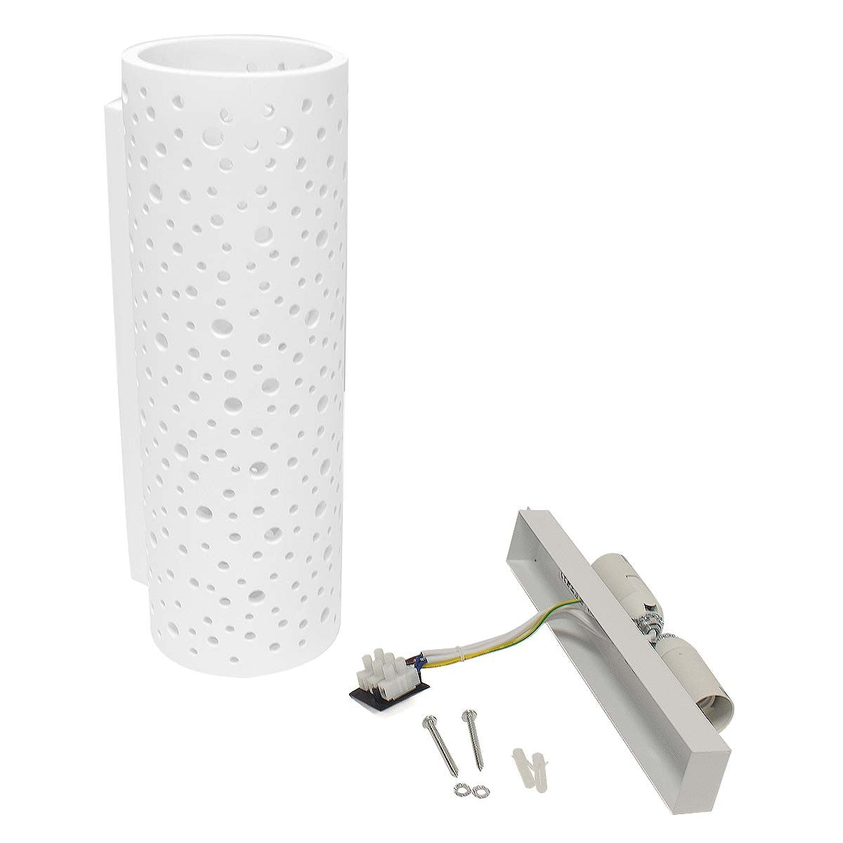 Aplique de pared bidireccional en escayola "COMB" - 2 x E14