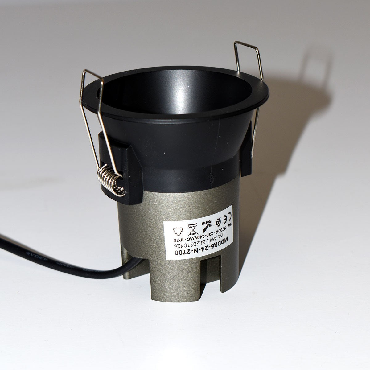 Foco LED empotrable 6W "KOPPA"- Óptica 15º - Corte Ø 65mm - Bajo UGR