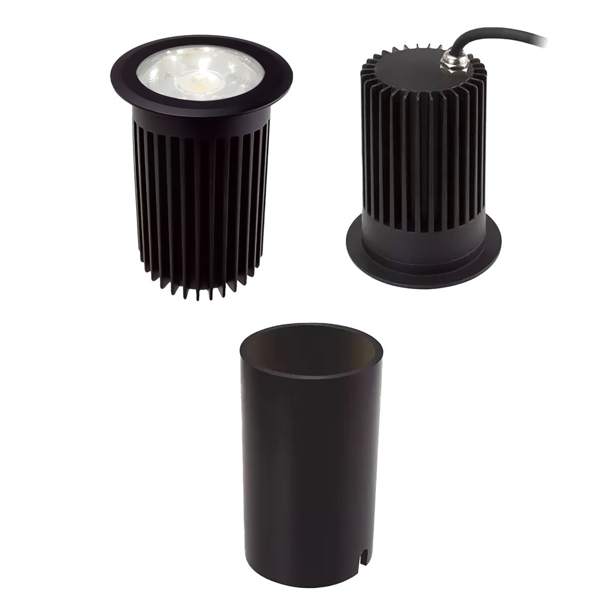 Baliza LED empotrable en suelo 30W -Blanco cálido - Ø10cm- IP67 - 220v
