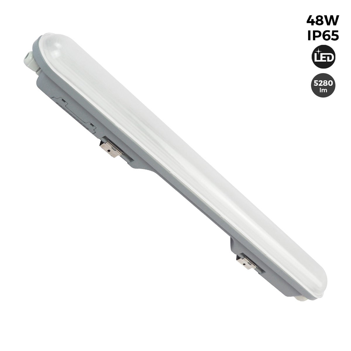Pantalla estanca LED lineal enlazable 48W  - 150cm - IP65