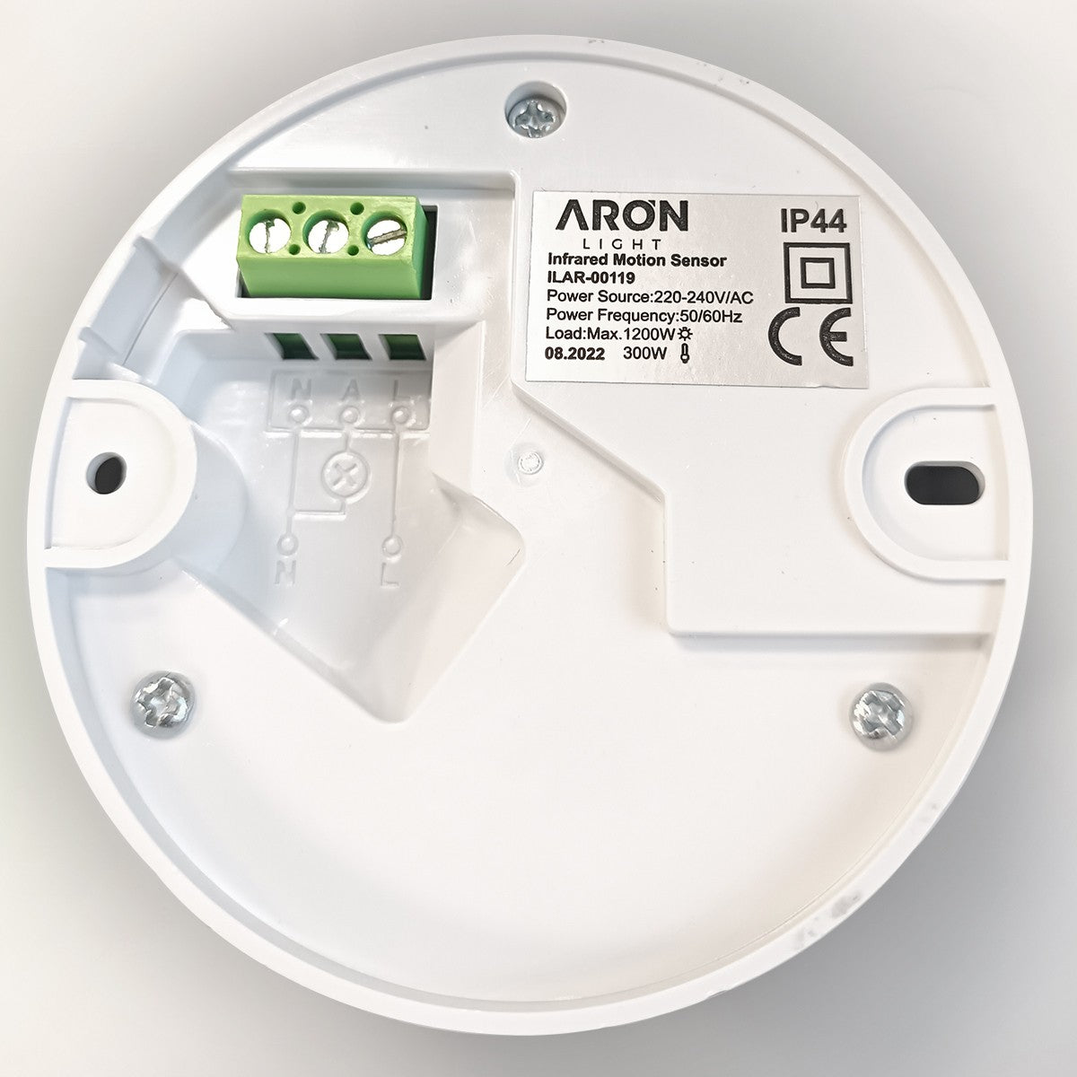 Sensor de movimiento PIR de superficie 360º - IP44