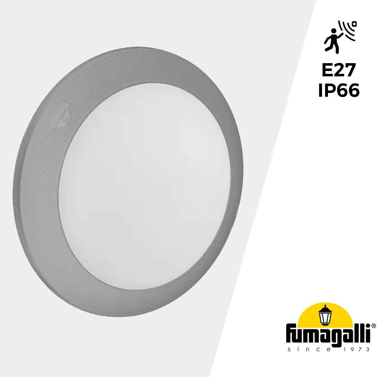Aplique de pared o techo con sensor FUMAGALLI BERTA E27