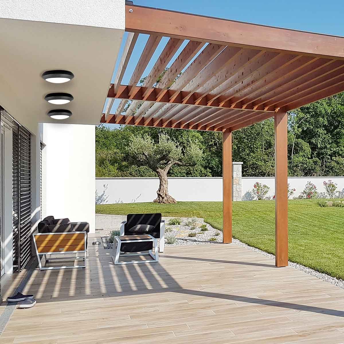 Aplique de pared o techo con sensor FUMAGALLI BERTA E27