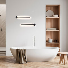 Aplique de pared minimalista lineal "KENDA" 10W - Blanco Cálido