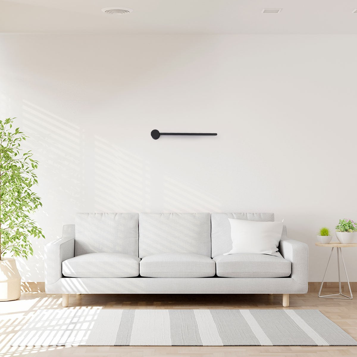 Aplique de pared minimalista lineal "KENDA" 10W - Blanco Cálido