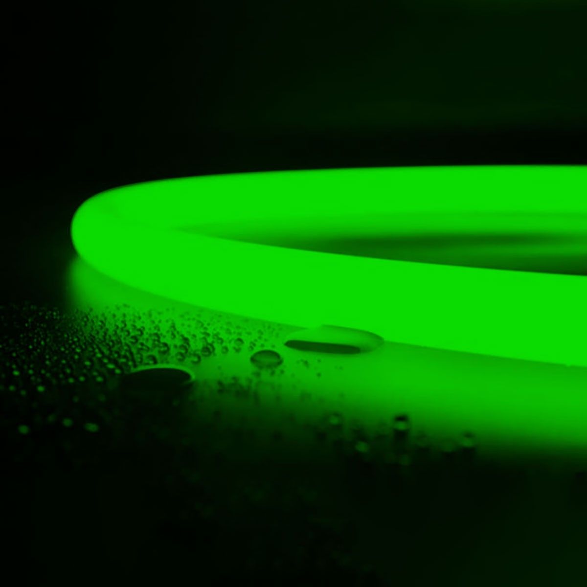 Neón LED flexible circular RGB - 24 V -  Instalación sobre superficie - Ø20mm - 5 metros - 22W/m - Kit completo - IP67
