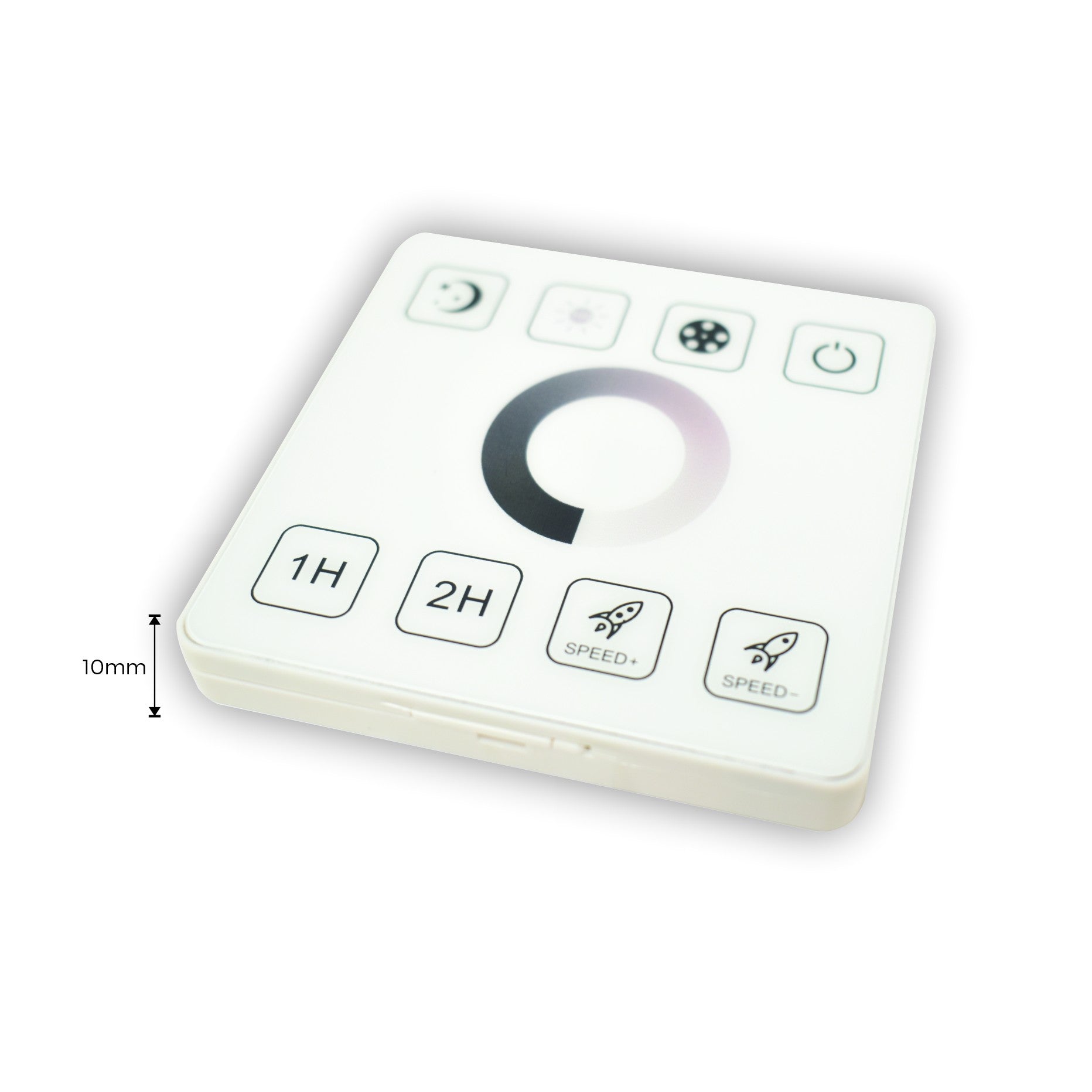 Controlador MONOCOLOR para tiras LED con panel táctil RF - 5-24V/DC
