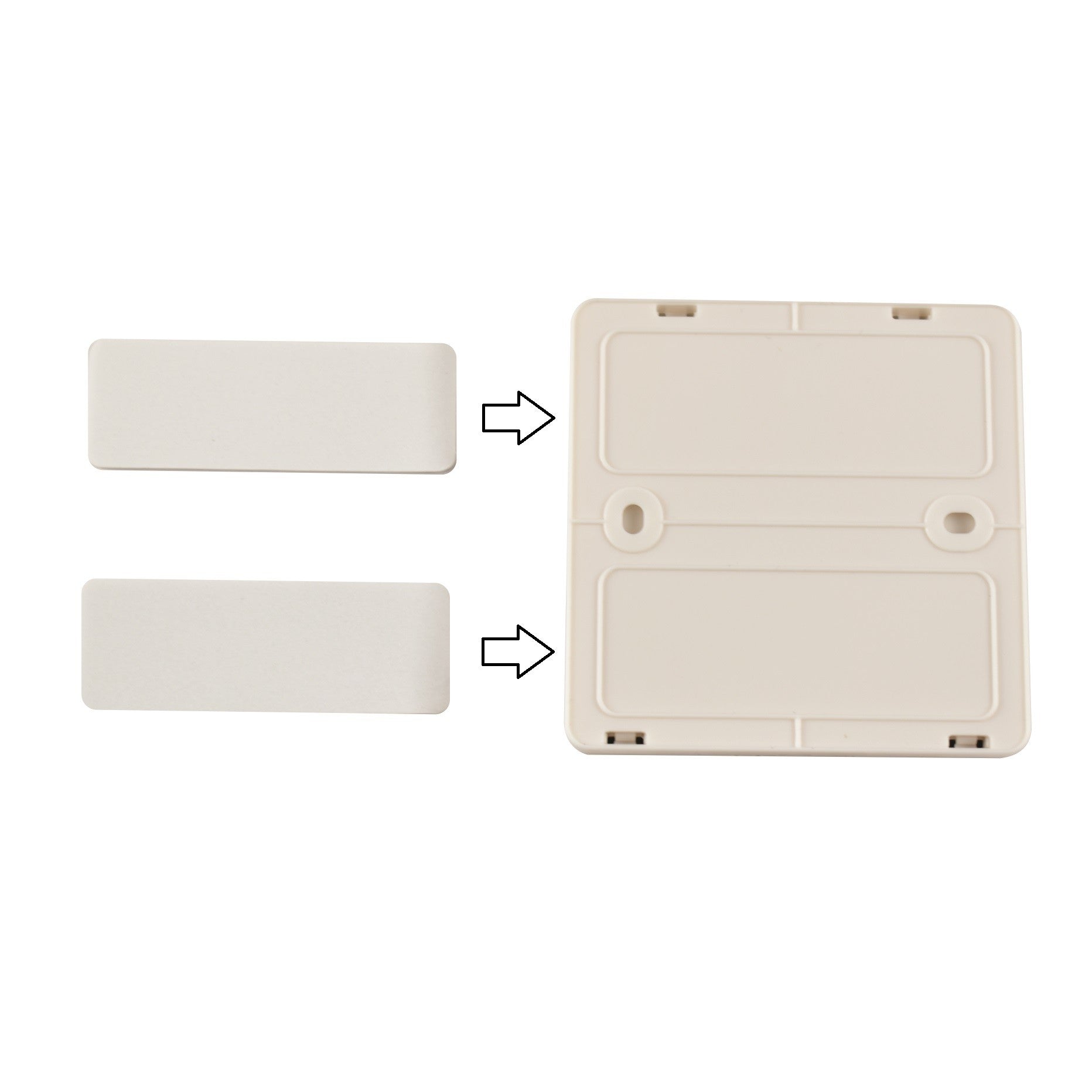 Controlador CCT blanco dual para tiras LED con panel táctil RF - 5-24V/DC
