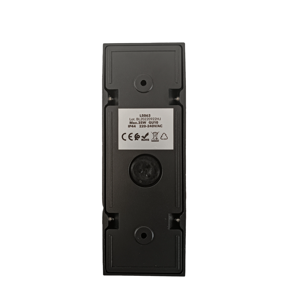 Aplique de pared exterior en aluminio "MALEY" - IP44 - GU10