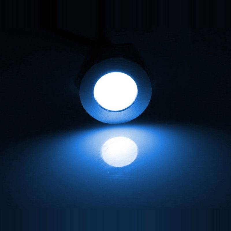 Kit 6 focos LED empotrables en suelo Ø58x9mm 0,5W 12V-DC IP67