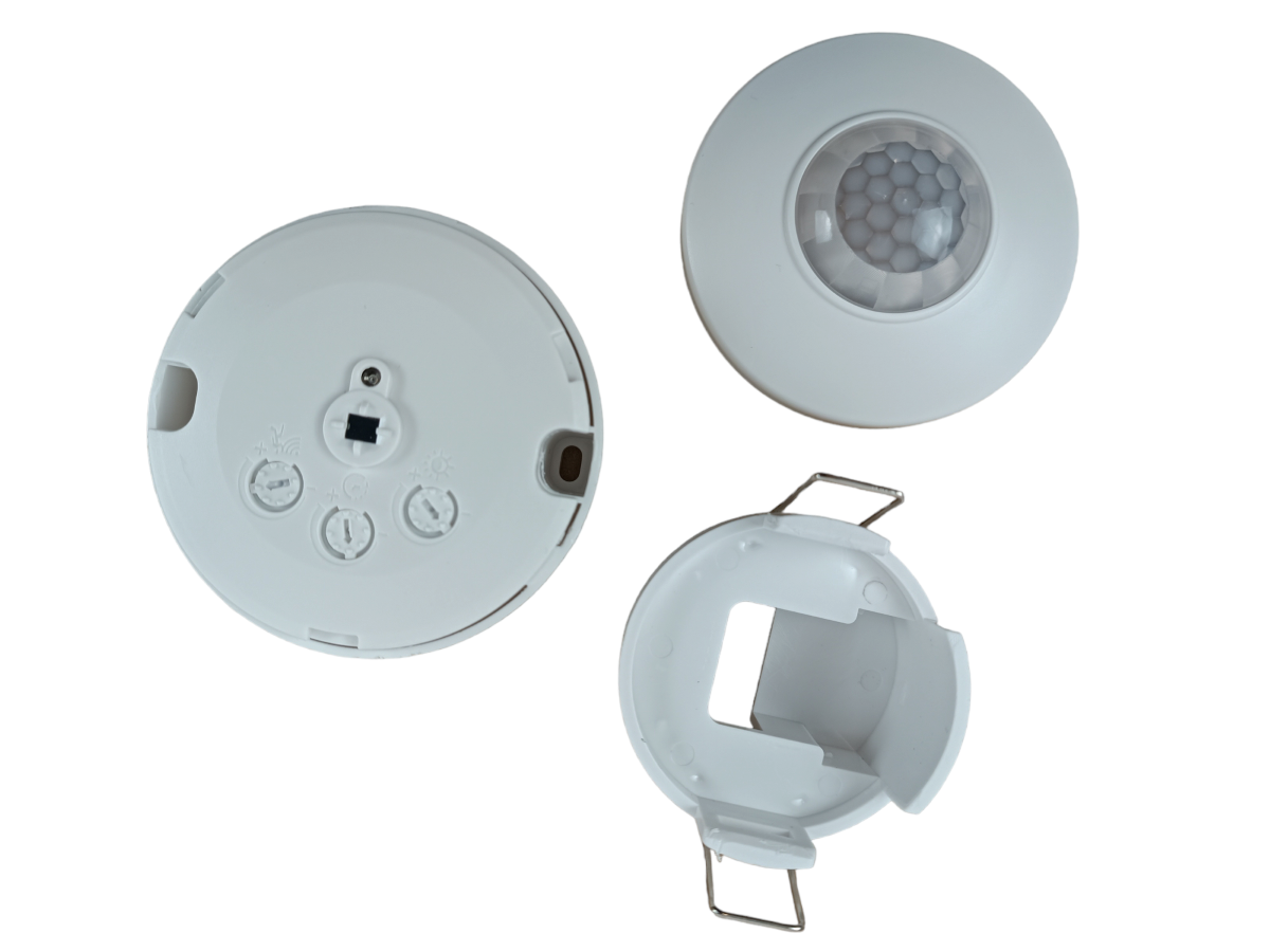 Sensor de movimiento PIR 2 en 1 (superficie/empotrable) - 360º - IP20